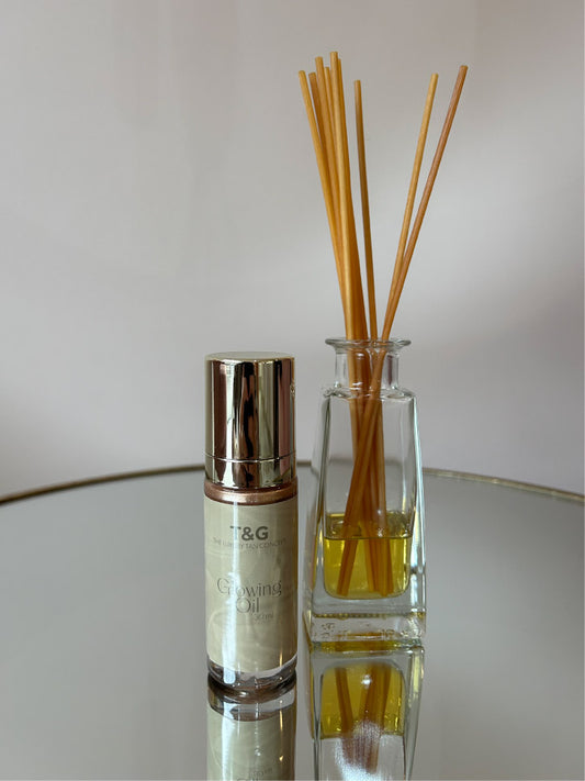 Glowing oil